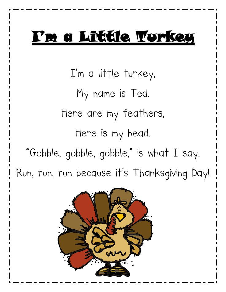 Thanksgiving Quotes For Parents
 I m a little turkey pdf Google Drive