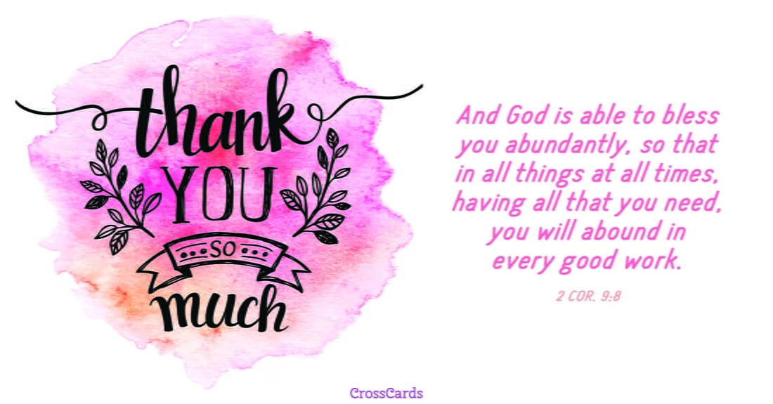 Thanksgiving Quotes Pink
 Free Thank You So Much eCard eMail Free Personalized