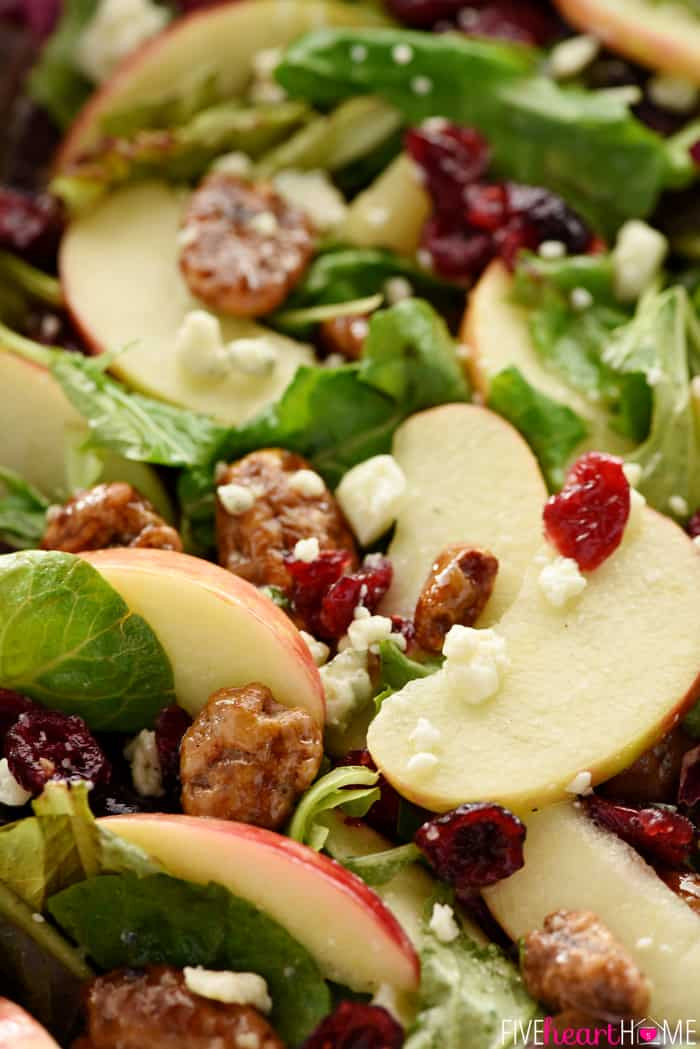 Thanksgiving Salads Pinterest
 Holiday Honeycrisp Salad • FIVEheartHOME