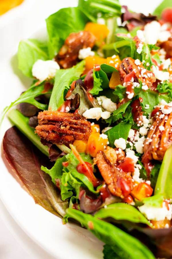Thanksgiving Salads Pinterest
 Thanksgiving Salad with Cranberry Vinaigrette • Food