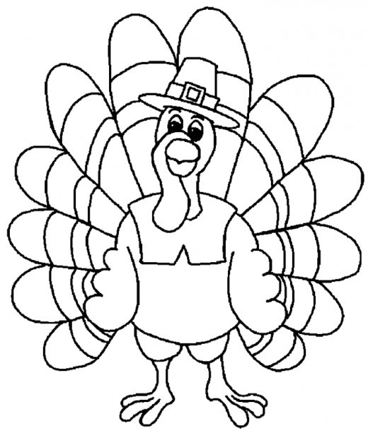 Thanksgiving Turkey Coloring Pages
 Thanksgiving Turkey Printable Coloring Pages