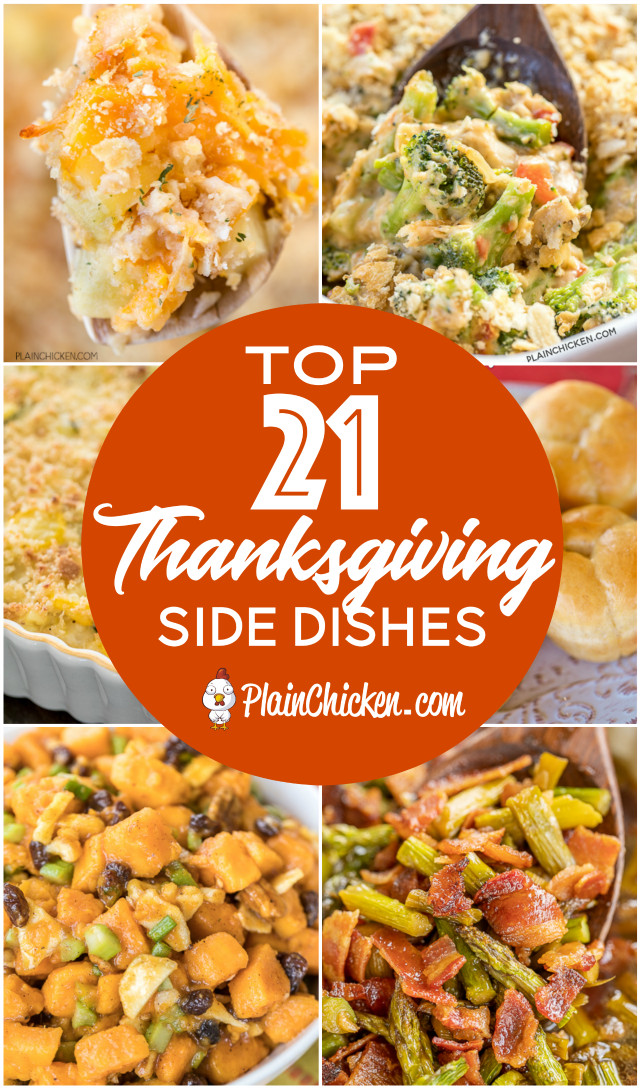Thanksgiving Vegetables Make Ahead
 Top 21 Thanksgiving Side Dishes