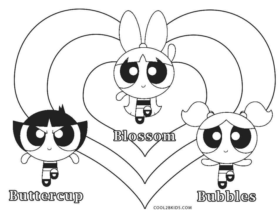 The Powerpuff Girls Coloring Pages
 Free Printable Powerpuff Girls Coloring Pages