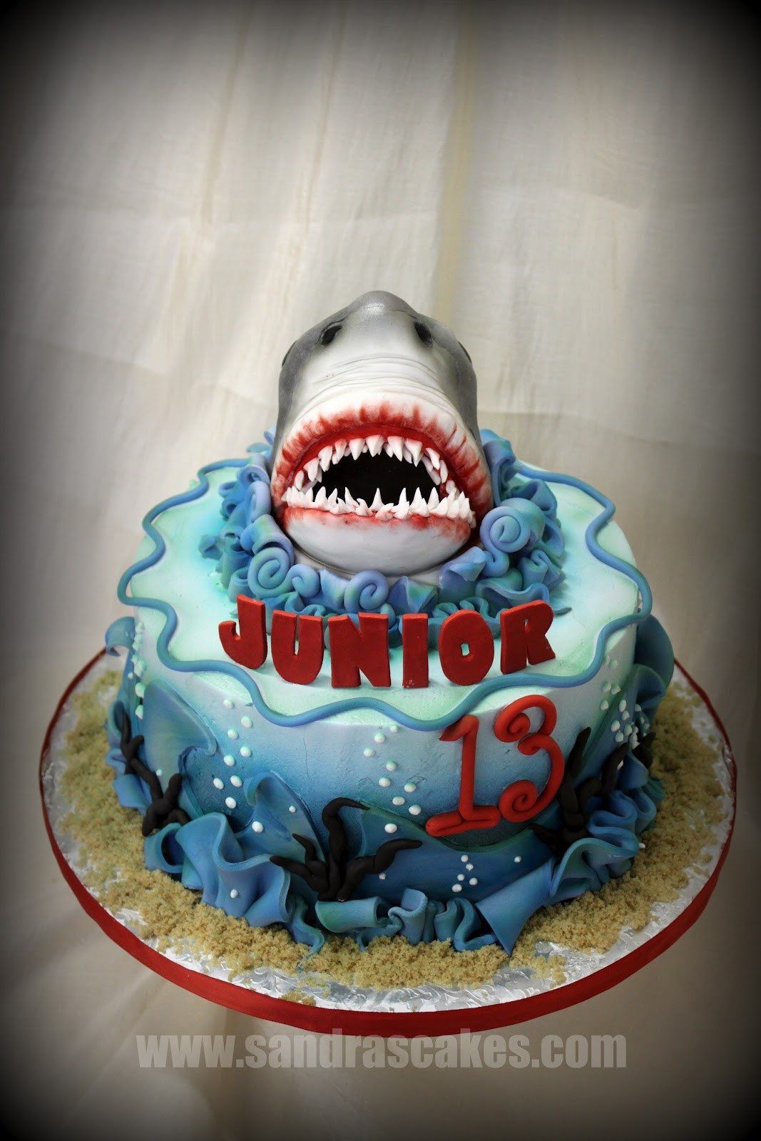 Themed Birthday Cakes
 JAWS THEMED BIRTHDAY CAKE