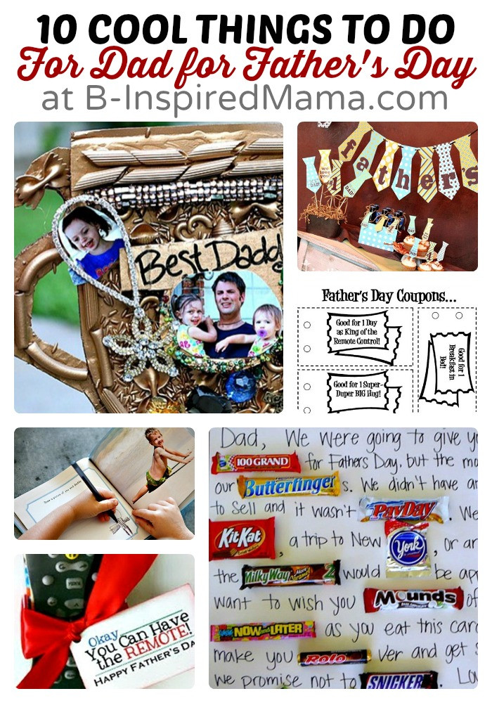Things Kids Can Do
 10 Things Kids Can Do for Dad for Father’s Day