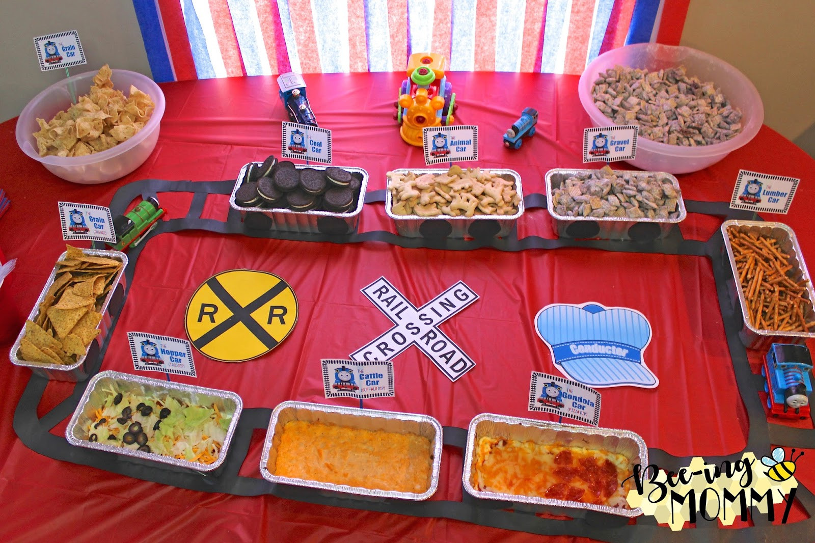 Thomas The Train Party Food Ideas
 Bee ing Mommy Blog Thomas the Train Birthday Party