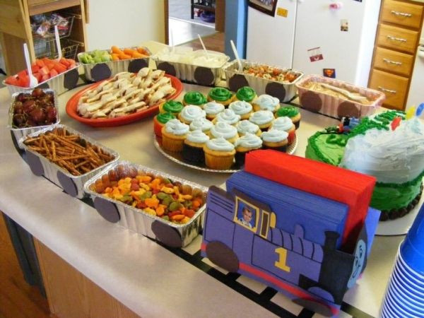 Thomas The Train Party Food Ideas
 Thomas the train birthday party Another great loaf pan