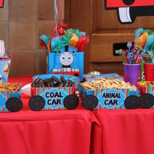 Thomas The Train Party Food Ideas
 Pin by Elizabeth Goldschmidt on Birthday Themes