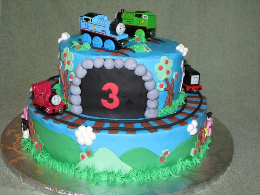 Thomas Train Birthday Cake
 Thomas & Friends Birthday Cake CakeCentral
