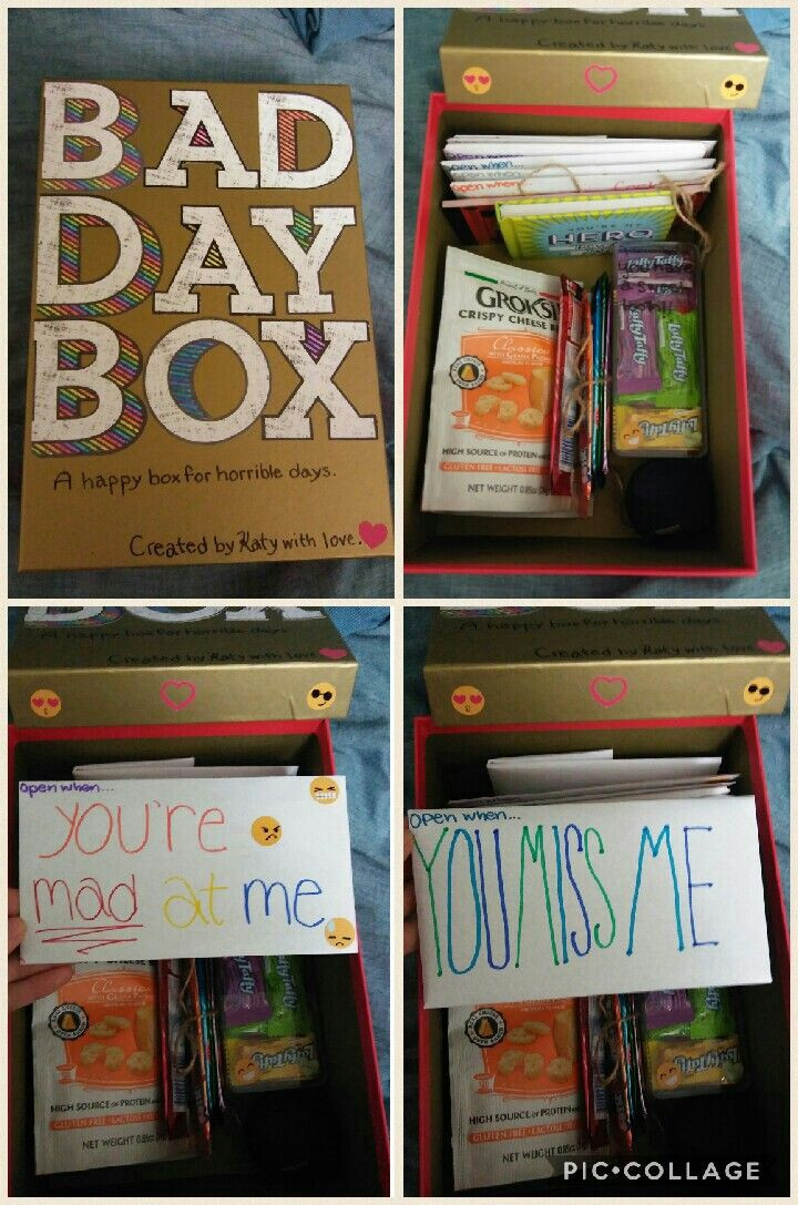 Thoughtful Gift Ideas For Boyfriend
 Bad Day Box Perfect t for your boyfriend girlfriend