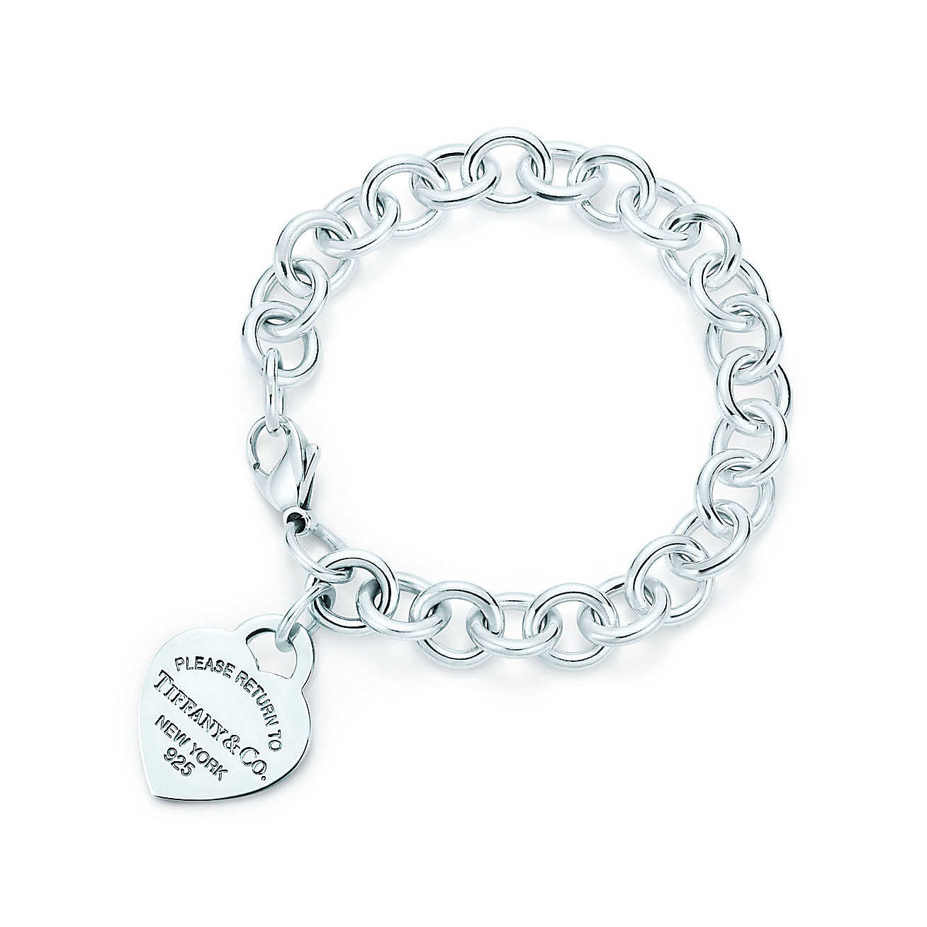 Tiffany And Co Heart Bracelet
 Return to Tiffany heart tag charm bracelet in sterling