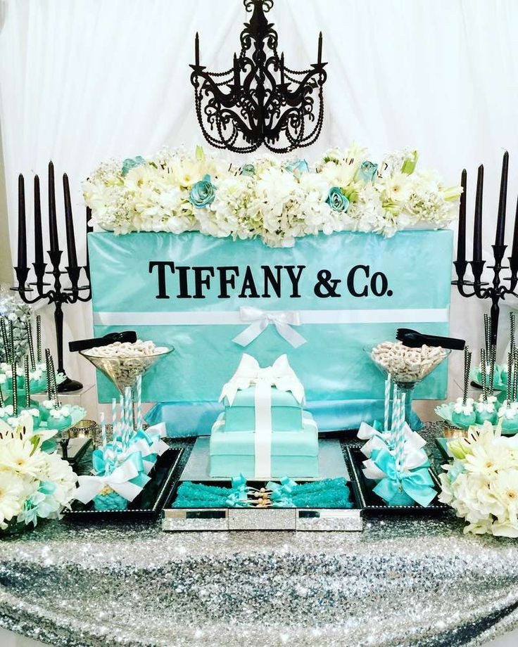 Tiffany And Co Wedding Theme
 346 best images about Tiffany & Co party ideas on