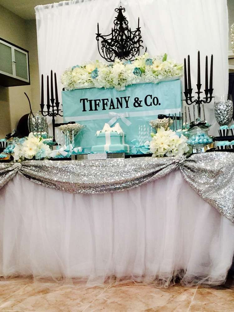 Tiffany And Co Wedding Theme
 Sweet Dreams by Dana s Bridal Wedding Shower Tiffany and