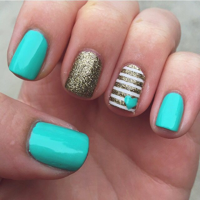 20 Ideas for Tiffany Blue Nail Designs - Home, Family, Style and Art Ideas