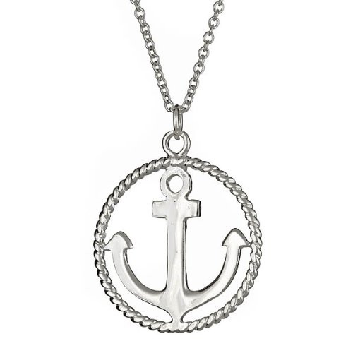 Tiffany Necklaces Under 200
 Gold and Silver Tiffany Anchor Necklace Woman Fashion