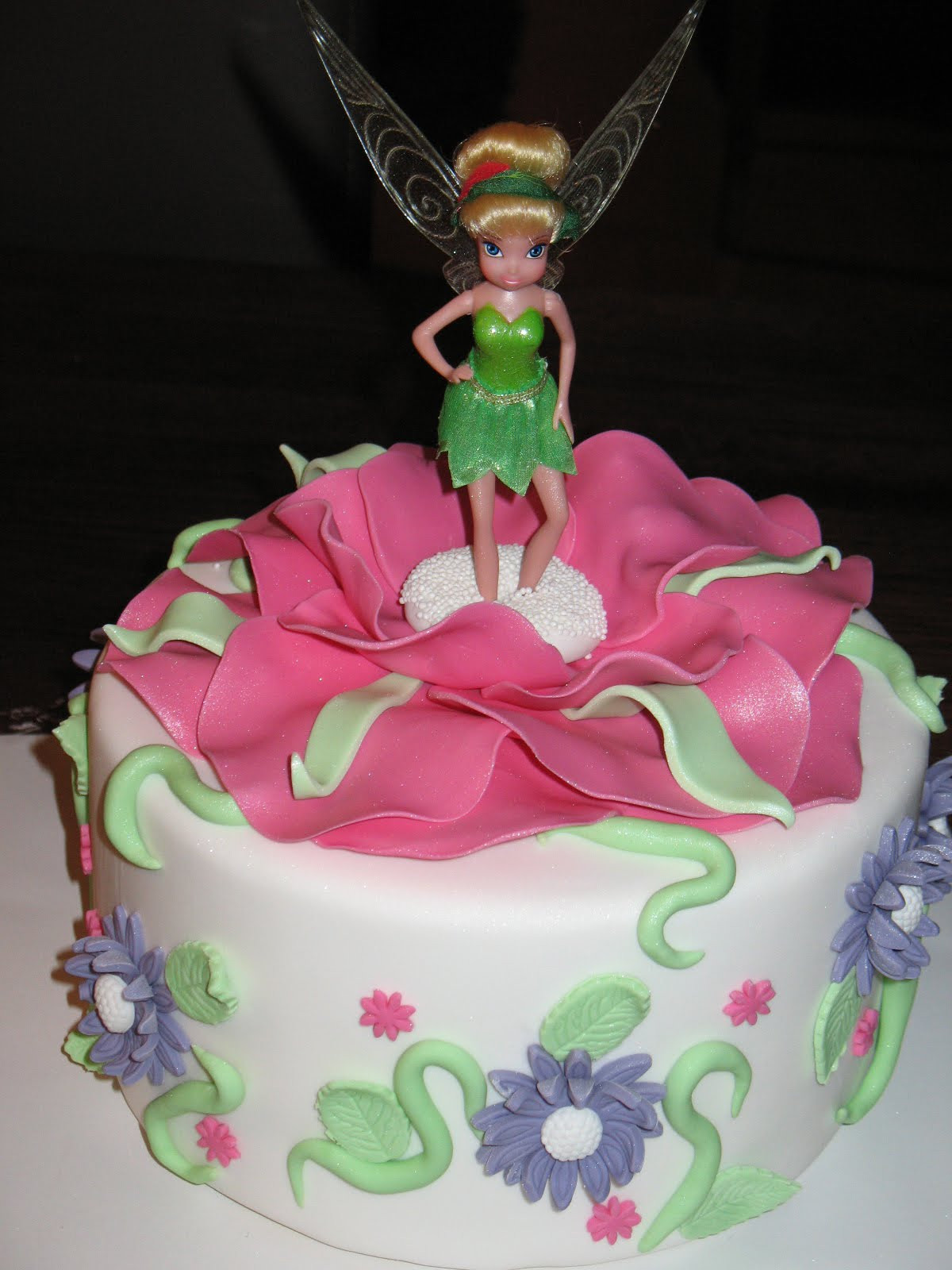 Tinkerbell Birthday Cakes
 Sandy s Cakes Tinkerbell Cake