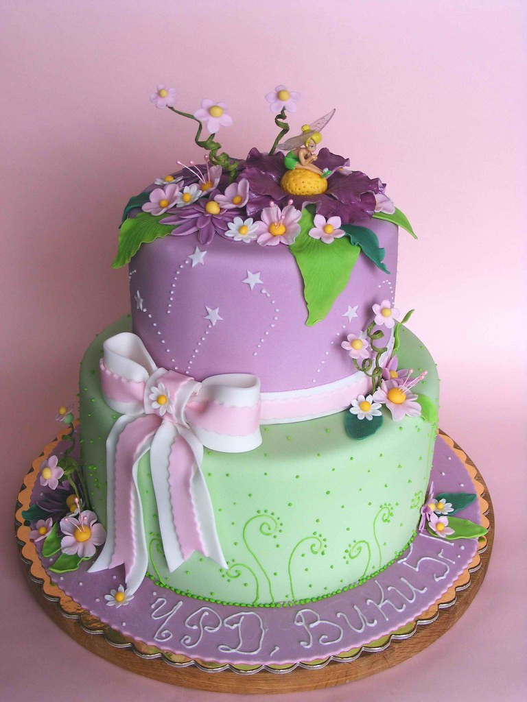 Tinkerbell Birthday Cakes
 Tinkerbell cake for Viki
