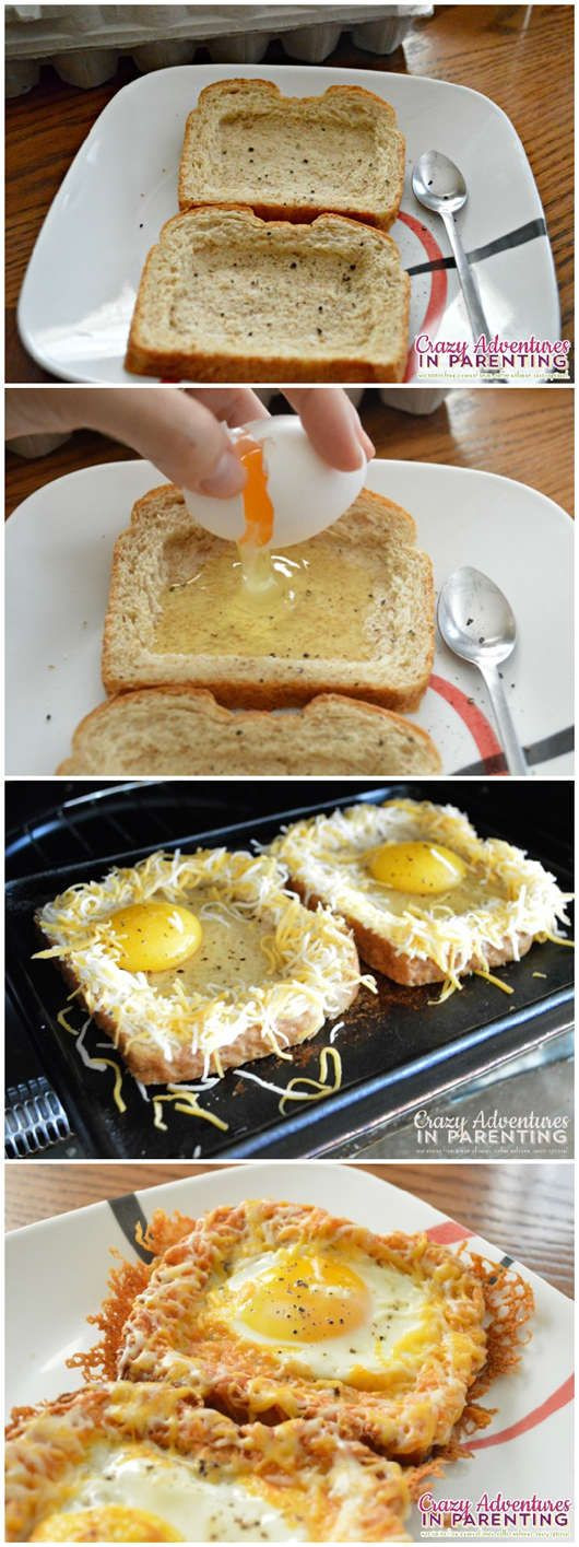 Toaster Oven Recipes For Kids
 Cheesy Baked Egg Toast Recipe