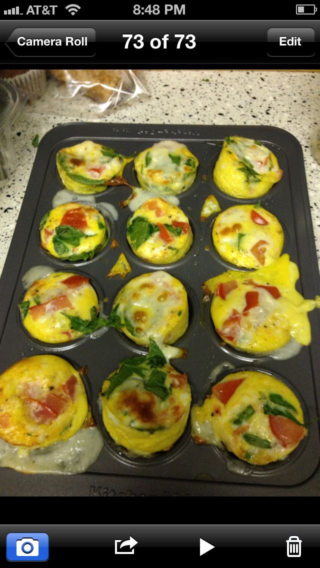 Toaster Oven Recipes For Kids
 Mini Quiche muffins 4 Eggs Tomatoes Baby spinach Cheese