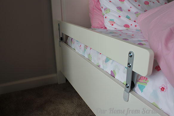Toddler Bed Rails DIY
 5 DIY Childproofing Tips by Our Home from Scratch