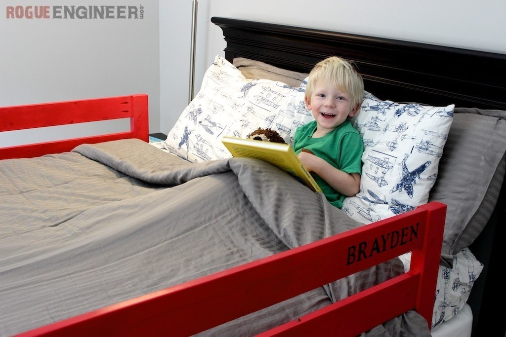 Toddler Bed Rails DIY
 Toddler Bed Rails · How To Make A Bed · Home DIY on Cut