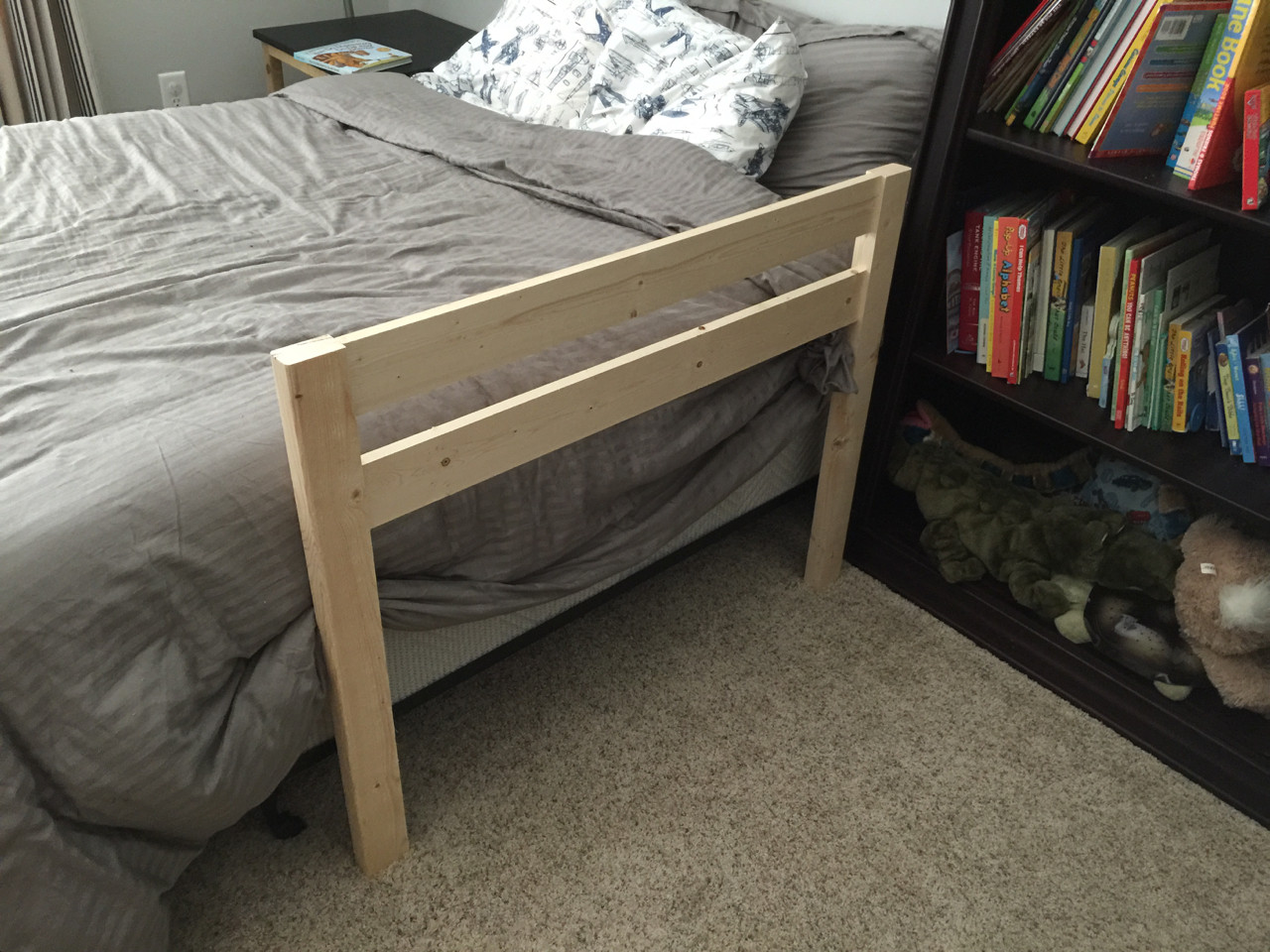 Toddler Bed Rails DIY
 DIY Toddler Bed Rail Free Plans