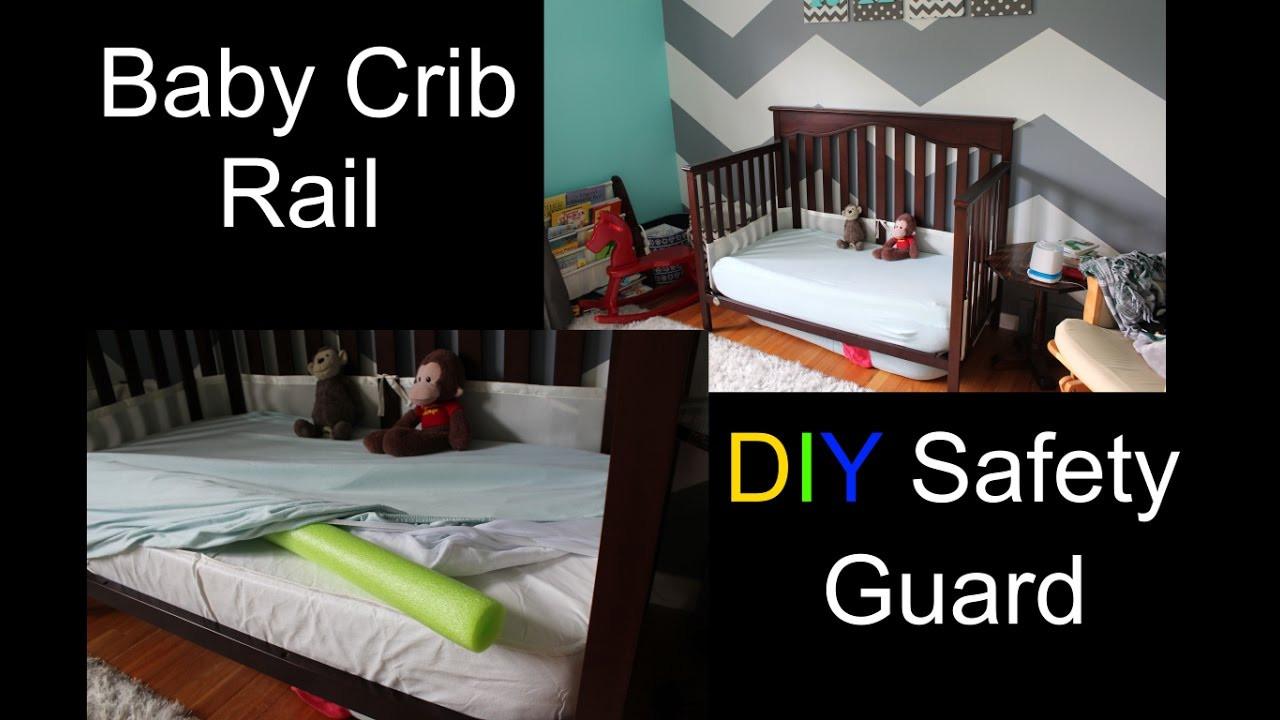 Toddler Bed Rails DIY
 Baby Crib Rail DIY Safety Guard