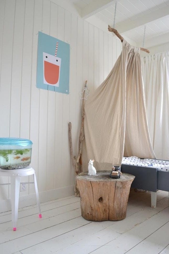 Toddler Bed Tent DIY
 51 Ways to DIY the Bedroom of Your Kids’ Dreams
