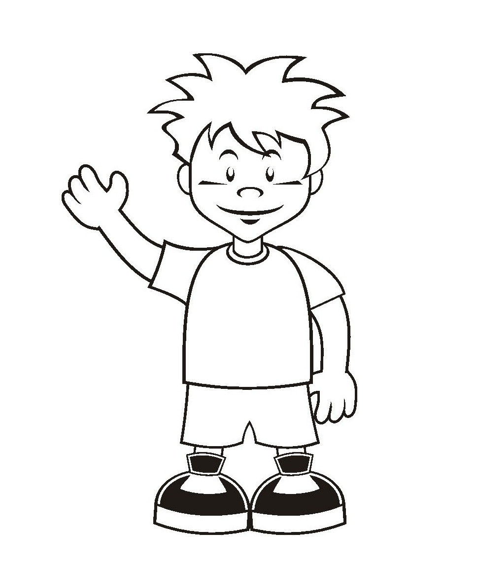 Toddler Boy Coloring Pages
 Free Printable Boy Coloring Pages For Kids