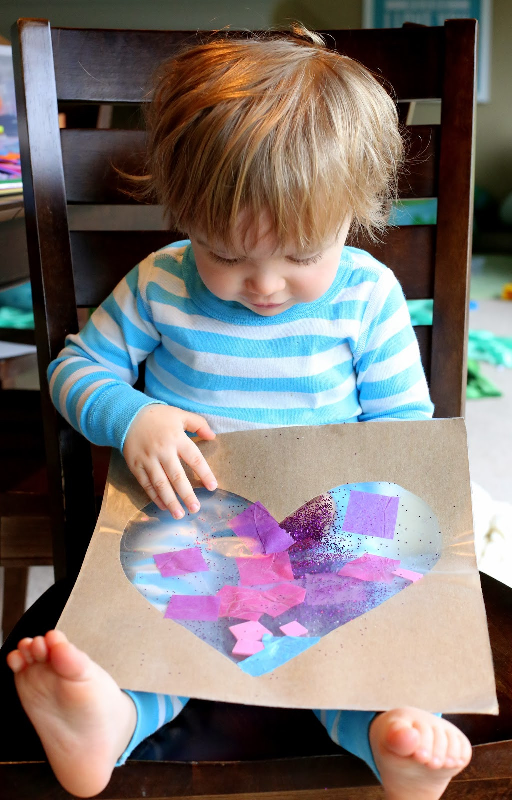 Toddler Valentine Craft Ideas
 Easy Baby Toddler Valentine s Day Art