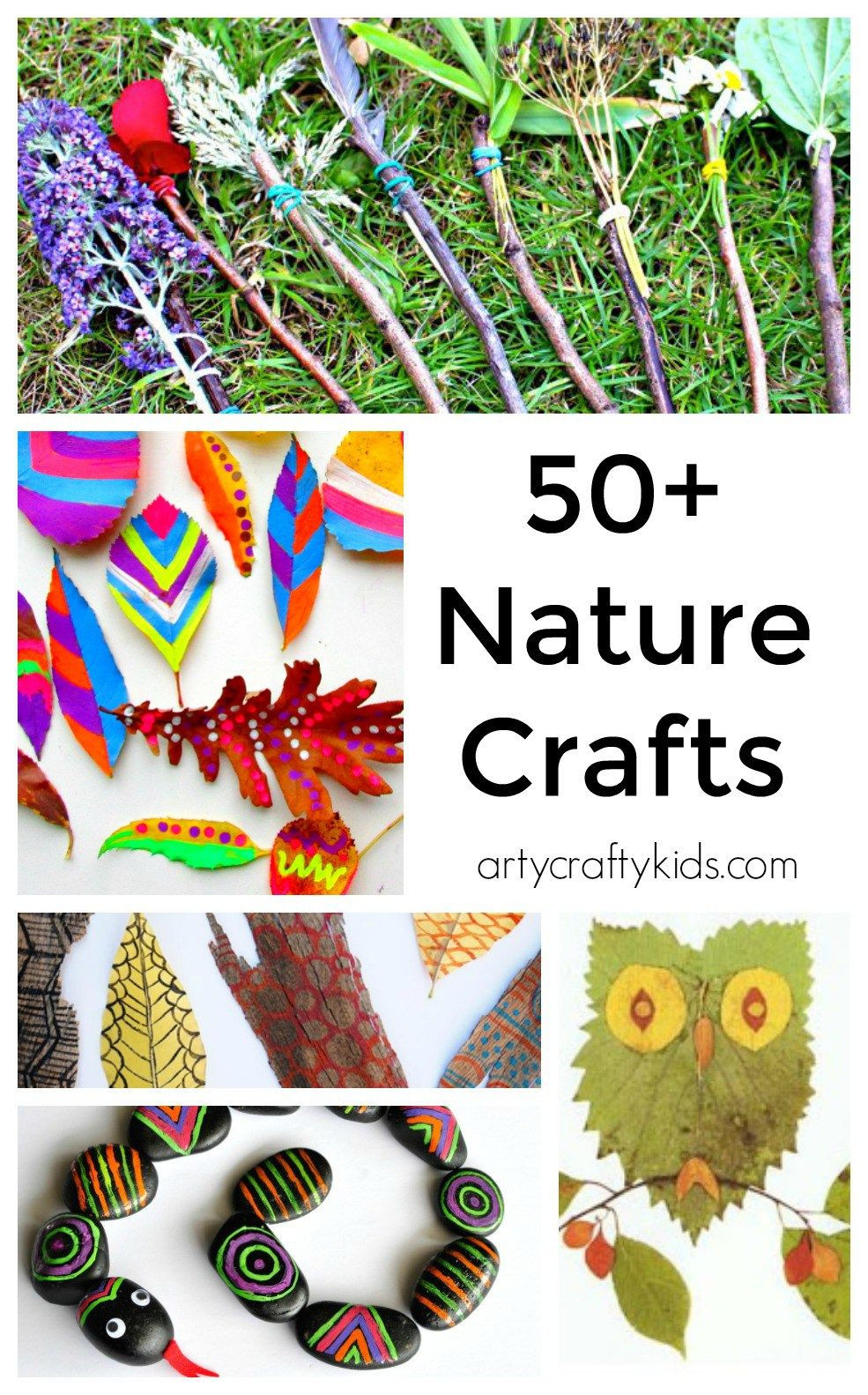 Toddlers Art And Craft Ideas
 50 Nature Crafts for Kids Exploring Nature