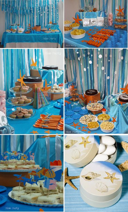 Toddlers Beach Birthday Party Food Ideas
 beach themed kids birthday party