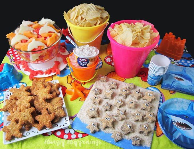 Toddlers Beach Birthday Party Food Ideas
 Beach Party Food Ideas featuring Chip and Dip Chicken