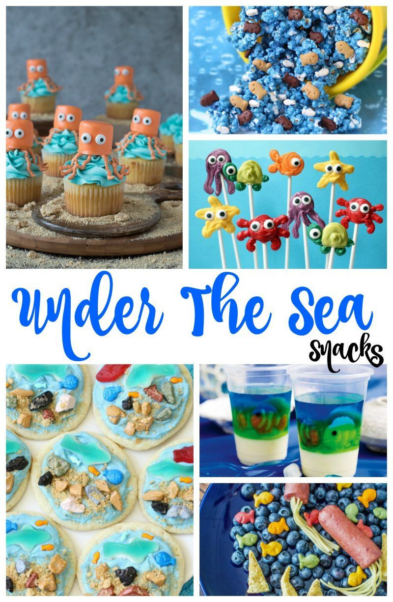 Toddlers Beach Birthday Party Food Ideas
 Under the Sea Snacks Perfect Ocean Theme Party Ideas