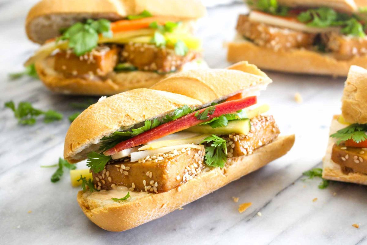 Tofu Sandwich Recipes
 Tofu Banh Mi Sandwiches