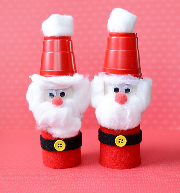 Toilet Paper Roll Craft Christmas
 Cute Christmas Craft for Kids Toilet Paper Roll Santas