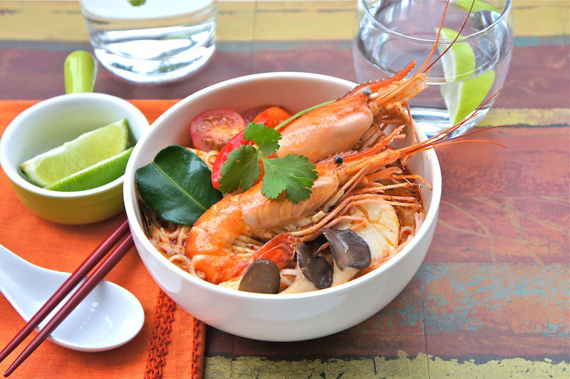 Tom Yum Noodles
 Seasaltwithfood Tom Yum Soup Noodles With Coconut Milk