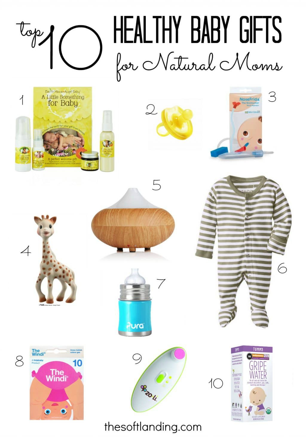Top 10 Baby Shower Gifts
 Top 10 Healthy Baby Gifts for Natural Moms