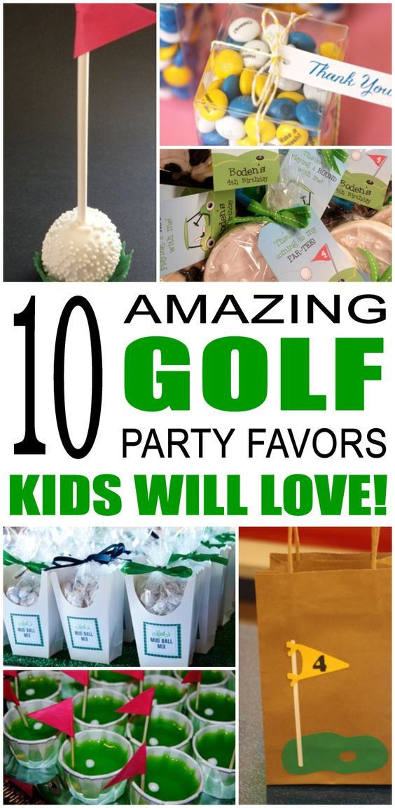Top Golf Kids Party
 The 25 best Golf party favors ideas on Pinterest