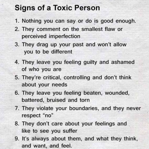 Toxic Friendship Quotes
 signs of a toxic relationship