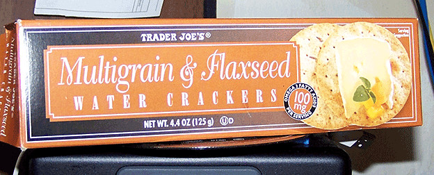 Trader Joe'S Multigrain Crackers
 TJ’s Multigrain and Flaxseed Water Crackers