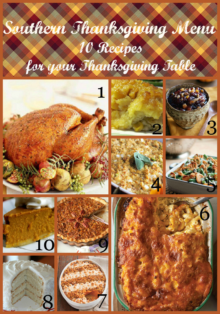Traditional Southern Thanksgiving Dinner Menu
 Belle & Beau Antiquarian Southern Thanksgiving Menu 10