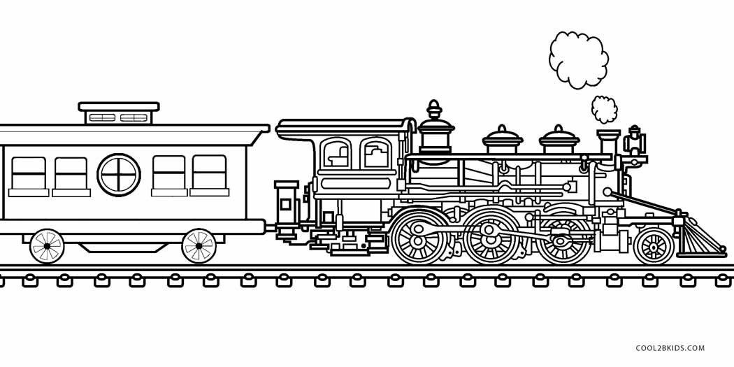 Train Coloring Pages For Kids
 Free Printable Train Coloring Pages For Kids