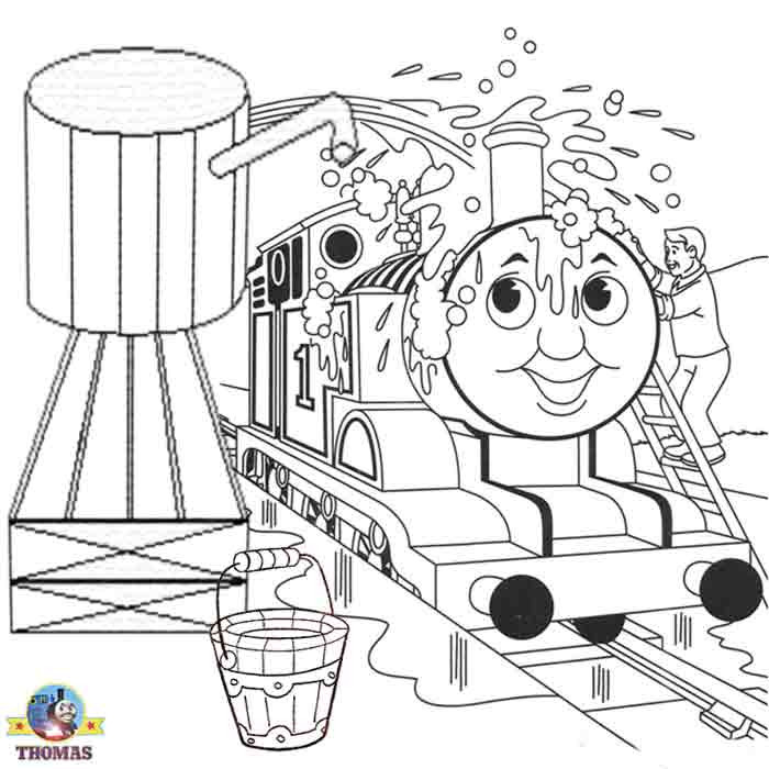 Train Coloring Pages For Kids
 Thomas the train coloring pages for kids Printable