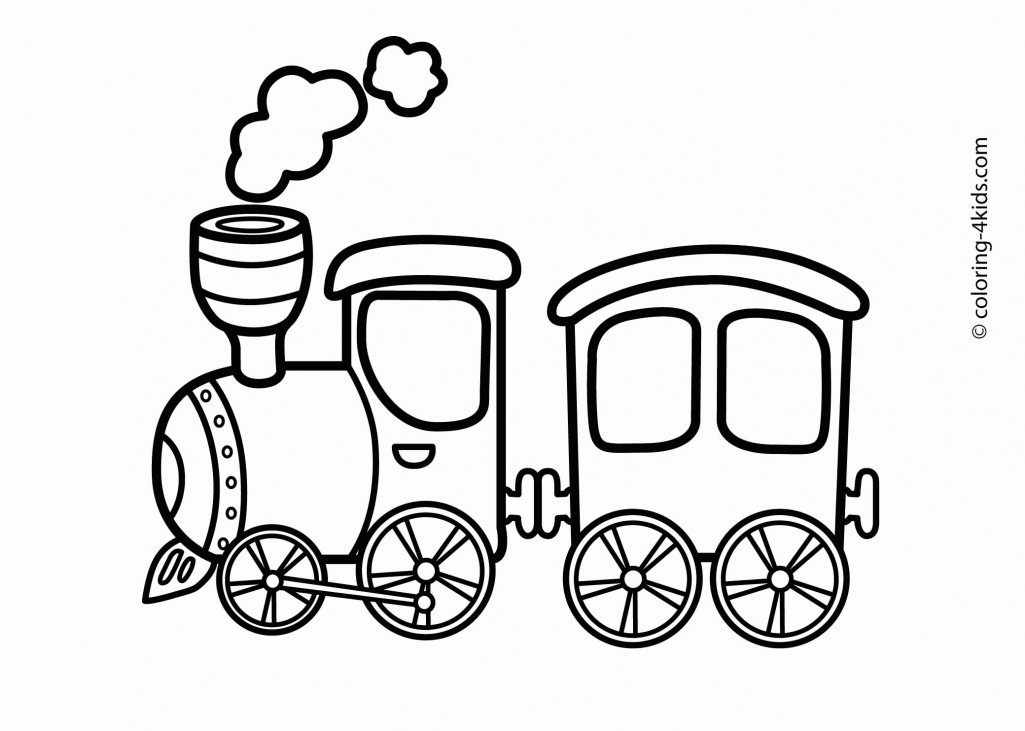 Train Coloring Pages For Kids
 Blank Train Coloring Pages Coloring Home