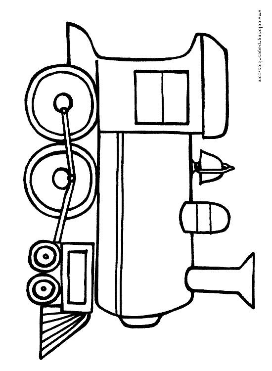 Train Coloring Pages For Toddlers
 Simple Train