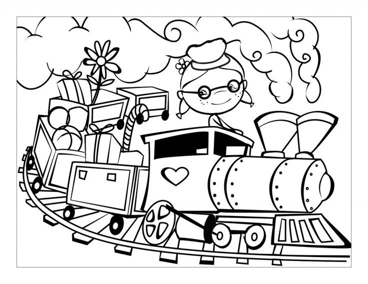 Train Coloring Pages For Toddlers
 29 Best images about Trains Coloring Pages on Pinterest