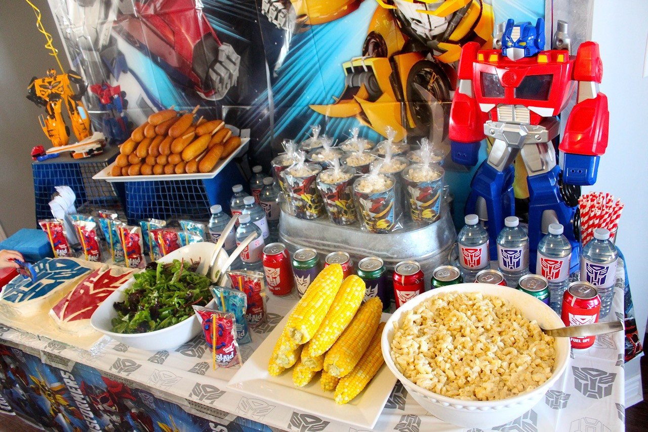 Transformer Party Food Ideas
 Transformers Birthday Party Amidst the Chaos