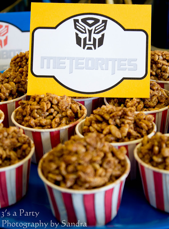 Transformer Party Food Ideas
 Kara s Party Ideas Transformers Birthday Party