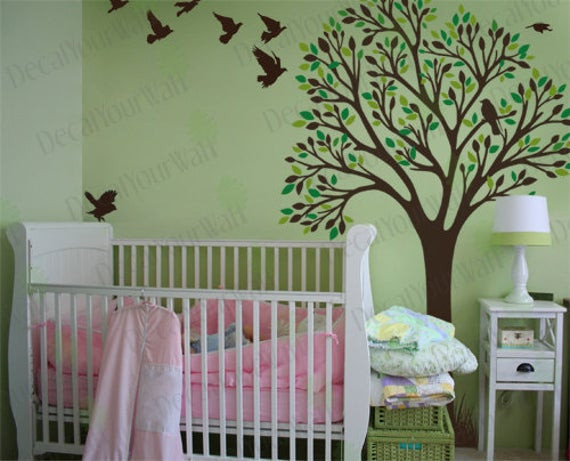 Tree Decals For Kids Room
 Tree Wall Decal Nursery Baby Girls Boys Room Tree Birds